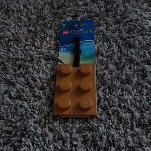 Lego Chima gold luggage tag
